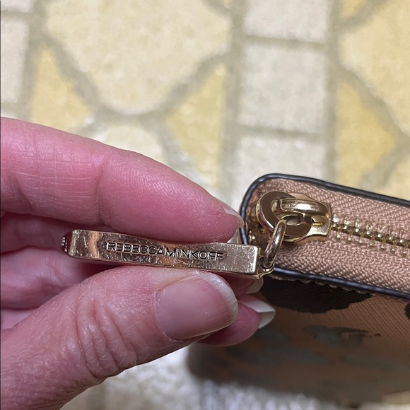 Like new Rebecca Minkoff Brown and Black Dot leather Wallet - Picture 4 of 16